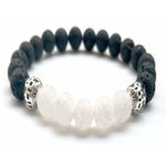 White Lava Stone Essential Oil Bracelet