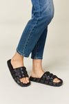 Pyramid Stud Toe Band Footbed Sandals