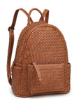 Woven Backpack Purse for Women Camel MT1086-13 BR