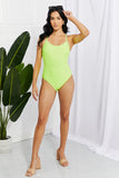 High Tide One-Piece in Lemon-Lime