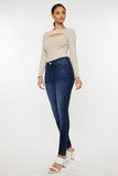 Mid Rise Gradient Skinny Jeans