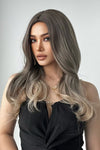 Full-Machine Wigs Synthetic Long Straight 24"