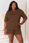 Soft Rayon Half Sleeve Top and Shorts Set