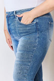 Rise Ankle Flare Jeans