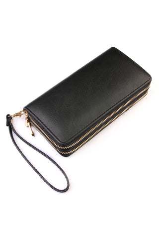 Double Zip Around Wallet