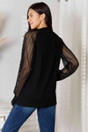 Round Neck Raglan Sleeve Blouse