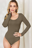 Round Neck Long Sleeve Bodysuit