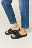 Pyramid Stud Toe Band Footbed Sandals