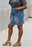 Amelia Full Size Denim Mini Skirt