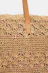 Straw Braided Tote Bag