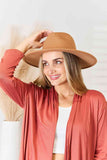 Flat Brim Fedora Fashion Hat