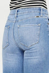 Kancan Distressed Cat's Whiskers Button Fly Jeans