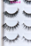 Faux Mink Eyelashes Variety Pack 5 Pairs