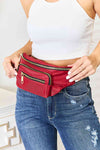 Triple Pocket Nylon Fanny Pack