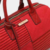 Scallop Stitched Boston Bag