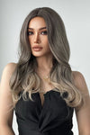 Full-Machine Wigs Synthetic Long Straight 24"