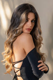 Lace Front Wigs Synthetic Long Wave 26" 150% Density