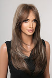 Synthetic Long Straight 22" (13*1" Full-Machine Wigs)