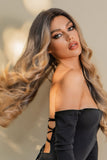 Lace Front Wigs Synthetic Long Wave 26" 150% Density