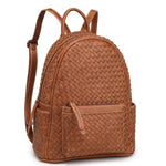 Woven Backpack Purse for Women Camel MT1086-13 BR