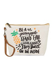 Be a Pineapple Stand Tall Cosmetic Bag