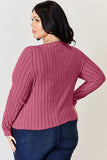 Ribbed Long Sleeve T-Shirt