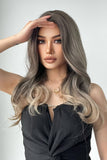 Full-Machine Wigs Synthetic Long Straight 24"