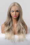 Lace Front Wigs Synthetic Long Wave 24" 150% Density in Medium Blonde Highlights