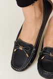 Slip On Bow Flats Loafers