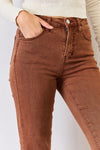 High Rise Tummy Control Straight Jeans