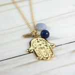 The  Hamsa Hand Necklace