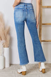 Rise Ankle Flare Jeans