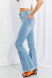 Jess Button Flare Jeans