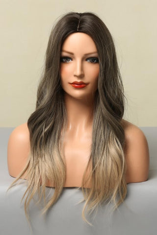 Full-Machine Wigs Synthetic Long Straight 24"