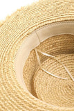 Straw Braided Pork Pie Hat