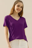 V-Neck Short Sleeve T-Shirt