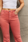 Bailey High Waist Side Slit Flare Jeans