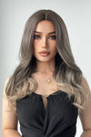 Full-Machine Wigs Synthetic Long Straight 24"