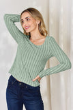 Ribbed Long Sleeve T-Shirt