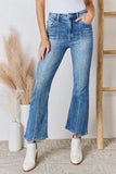 Rise Ankle Flare Jeans