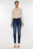 Mid Rise Gradient Skinny Jeans