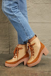 Lace Up Lug Boots