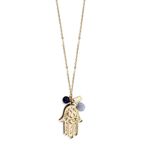 The  Hamsa Hand Necklace