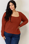 Ribbed Long Sleeve T-Shirt