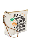 Be a Pineapple Stand Tall Cosmetic Bag