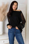 Round Neck Raglan Sleeve Blouse