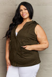 More To Come Full Size Military Hooded Vest