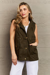 More To Come Full Size Military Hooded Vest