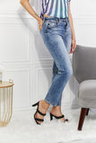 Amara High Rise Slim Straight Jeans