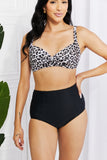 Take A Dip Twist High-Rise Bikini in Leopard